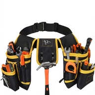 PAS NARZĘDZIOWY MONTERSKI KABURA DEKARSKI 22 KIESZENIE UCHWYT MŁOTEK MOCNY