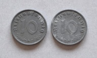 NIEMCY III RZESZA 10 REICHSPFENNIG 1941 A ZESTAW 2 SZT.
