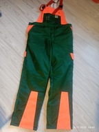 spodnie ogrodniczki robocze pilarskie W.K.TEX rozmiar 54 pilarz nowe