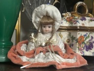 CAPODIMONTE ITALY SYGNOWANA LALKA KOLEKCJONERSKA PORCELANA