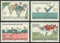 **88 Liechtenstein 947-50=6E - OLIMPIADA SEUL