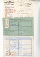 "R"Zielona Góra 8,9,11-trzy koperty polecone