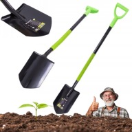 SZPADEL OSTRY ŁOPATA STAL HARTOWANA TRZON METALOWY MOCNY DO KOPANIA SOLIDNA