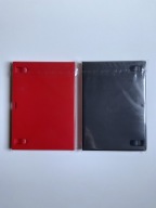 PUDEŁKO NA PŁYTĘ DVD 14 MM CZARNE I CZERWONE DOBRA JAKOŚĆ STAN BARDZO DOBRY