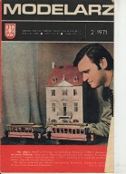 Modelarz 2/1971 samolot Tipsy Nipper, samochody NSU, kutry rakietowe