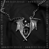 Wisior/ naszyjnik SZKIELET ze skrzydłami