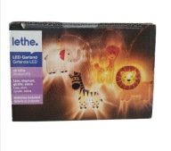 LETHE GIRLANDA LED 20 LAMPEK ZWIERZĄTKA 7,5 CM BATERIE W ZESTAWIE