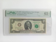 2 dolary 1976 G USA Chicago PMG 65 EPQ