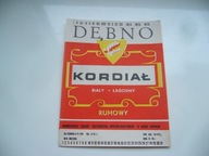 PRL STARA ETYKIETA Z KOLEKCJI KORDIAŁ RUMOWY DĘBNO LUBUSKIE