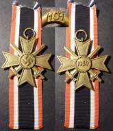 Kriegsverdienstkreuz 2 klasy z mieczami. KVK Krzyż zasługi sygnowany 101