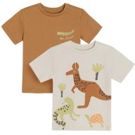 Cool Club, T-shirt chłopięcy, zestaw, 2 szt. LATO 68 cm