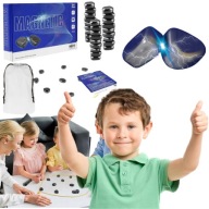MAGNETYCZNA GRA KAMIENIE MAGNETYCZNE SZACHY STRATEGICZNA EDUKACYJNA KULKI