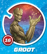 Shieldz Marvel Circle K Żetony nr 16 Nowe Groot