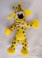 PLUSZOWA MASKOTKA ŻÓŁTA W KROPKI DO ZAWIESZANIA