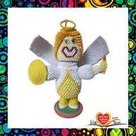 Sztuka Więzienna - Figurka Anioła z origami modułowego