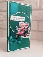 Kartka dzień babci i dziadka ręcznie robiona pamiątka