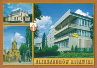 ALEKSANDRÓW KUJAWSKI - PAŁAC - TECHNIKUM - KOŚCIÓŁ - SANATORIUM PKP - HERB