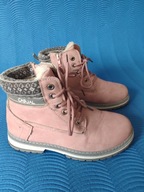 Śniegowce trapery botki kozaki Casual kożuch r. 38