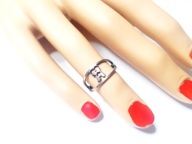 Pierścionek Srebrny Para Buziak 14 7 Stal Chirurgiczna Nierdzewna