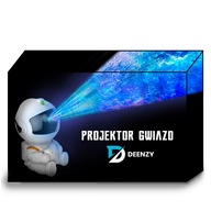 PROJEKTOR GWIAZD ASTRONAUTA LAMPKA NOCNA DEENZY PILOT TIMER USB