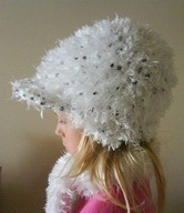 Zimowy komplet damski / dziewczęcy czapka + szalik