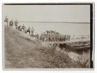 E23 CK KuK Pionierzy Most Pontonowy Przeprawa wodna konie łodzie ciekawa