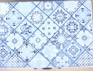 Skrzynka pojemnik pudełko z drewna na herbate z powłoką porcelanowa