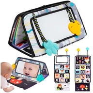 ZABAWKA SENSORYCZNA SKŁADANA Z LUSTERKIEM DLA DZIECI NIEMOWLĄT EDUKACYJNA