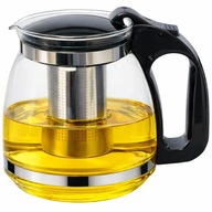 DZBANEK SZKLANY DO HERBATY ZIÓŁ Z ZAPARZACZEM 1500 ML ŻAROODPORNY NAPARY