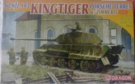 Sd.Kfz.182 King Tiger Porsche. Zimmerit.Dragon 1:72