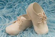 Buciki SKÓRZANE BUTY chrzest boy 14 cm ECRI LIKWIDACJA SKLEPU-70% OKAZJA