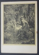 Pocztówka Ilustracje do poematu A.Mickiewicza Pan Tadeusz-Telimena 1954 rok