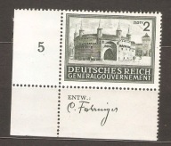 GG znaczek 2 Złote 1943 G113 (ENTW)