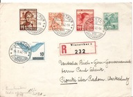 GENERALNE GUBERNATORSTWO -PIONKI/RADOM -koperta -obieg 1942 ze SZWAJCARIA