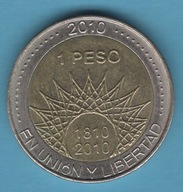 (1AR83) Argentyna 1 peso, 2010