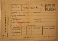 STARA DELEGACJA - Rozkaz wyjazdu Nr. ODCINEK LISTU DROGOWEGO - Woj. Łódzkie