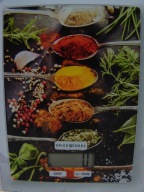 Cyfrowa waga kuchenna 5 kg z funkcją tary i LCD dokładność 1 g + bateria