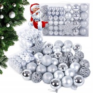 BOMBKI CHOINKOWE NA CHOINKĘ 6/4/3 cm ZESTAW 100szt