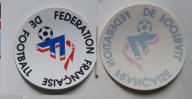 FRANCJA FRANCAISE FEDERATION DE FOOTBALL PIŁKA NOŻNA NAKLEJKA WLEPKA PRL
