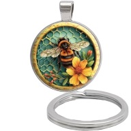 Brelok do kluczy/ka - Pszczoła - ozdobna zawieszka, plecak, portfel