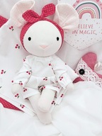 Lalka tilda szmacianka przytulanka Myszka maskotka handmade 38cm rękodzieło