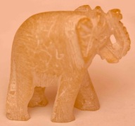 FIGURKA SŁOŃ KAMIENNY LUB Z KOŚCI