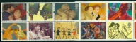 ANGLIA** Malarstwo Renoir, Rodin, jazz, taniec, zeszycik Mi 1554-63