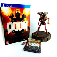 DOOM 2016 EDYCJA KOLEKCJONERSKA PS4 PAL STEELBOOK FIGURKA ENG