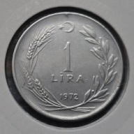 *TURCJA [0364]*1 Lira 1972 Lira turecka Mustafa Kemal Ataturk I Prezydent