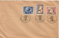 TRZECIA RZESZA -koperta -ozdobne stemple znaczki 1942 r