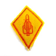 NASZYWKA WOJSKA RAKIETOWE ŻÓŁTA - MILITARIA UŻYWANA