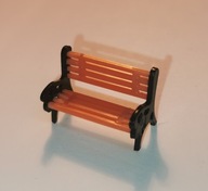 Ławka ławeczka na peron do parku H0 1:87