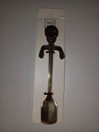 Łyżeczka dekoracyjna złota do cukru nowa