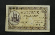 Egipt - banknot - 5 Piastr 1940 rok